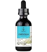 HERBAMAMA Lemon Balm Liquid Extract - 2 fl. Oz Bottle - Organic Melissa Officinalis Drops for Moo...