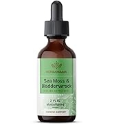 HERBAMAMA Irish Moss & Bladderwrack Tincture Liquid Drops - Thyroid Joint & Immune Support Supple...