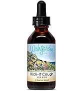 WishGarden Herbs Kick-It Cough for Kids - Natural Herbal Cough Suppressant for Kids & Childrens E...